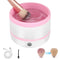 Electric Makeup Brush Cleaner Machine, Highly Effective Upgraded USB Makeup Brush Cleaning Tool for Beauty Makeup Brush Sets of Various Sizes, Eye...