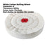 PURUI 7PC 4 Inch Buffing Wheel Kit for Drill or Mini Bench Grinder-Includes 3PC Buffing Wheels with Shellac Pin-Hole Center-3PC 100g Bar Brown, Bl...