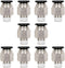Beduan Pneumatic Push to Connect Fittings Male Straight PC 10mm Tube OD x 1/2 Inch Male Thread Push Lock Fittings (Pack of 10)...