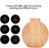 Mini Humidifiers, 130ml USB LED Aroma Essential Oil Diffuser Dry Burning Resistant Desktop Humidifier Aromatherapy Fragrant Oil Humidifier Vaporiz...