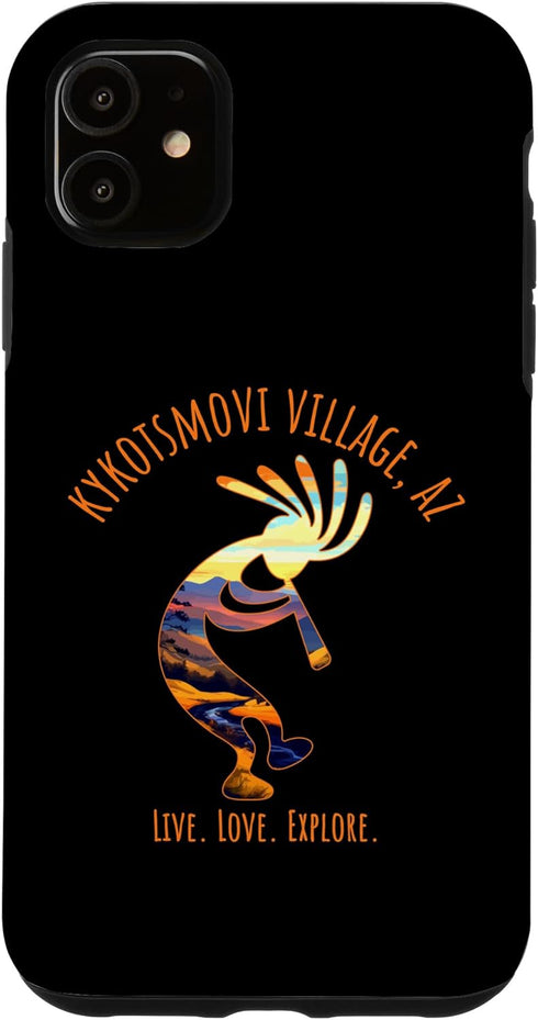 iPhone 11 Kykotsmovi Village Arizona USA Dancing Kokopelli Design Case...