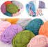 T-Shirt Yarn Knitting Yarn Fabric Crochet Cloth for Summer Hand DIY Bag Blanket Cushion Crocheting Projects 100g (#21 Blue)......