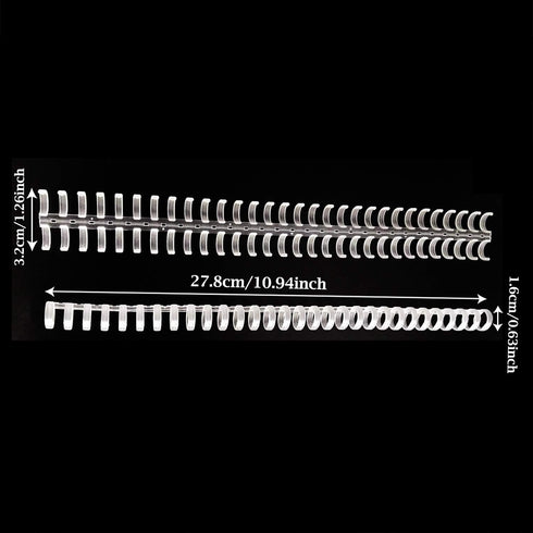 Honbay 10PCS Plastic 30-Hole Loose Leaf Binder Ring for Home and School...