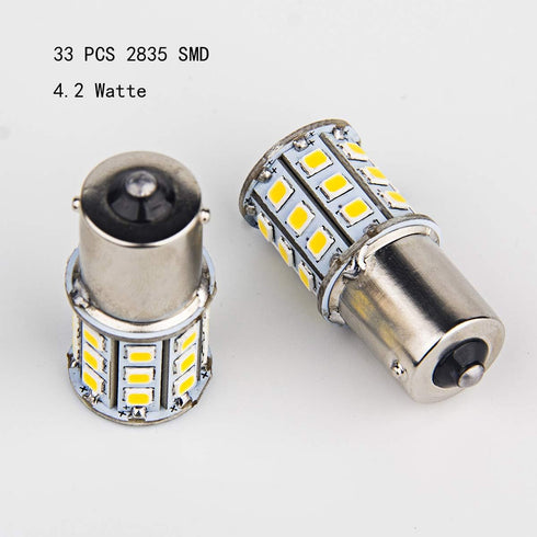 Super Bright 4.2W BA15S 1156 1141 1003 RV Interior Light LED Bulbs for Turn Signal Stop Tail Brake,4000K Neutral White,Pack of 20...