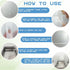 3 Pcs Connectable Cat Litter Box Pee Shields High Side Easy Cleaning Anti-Splashing Litter Pan Shield - Litter Box Not Included Medium...