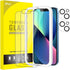 JETech Screen Protector for iPhone 13 6.1-Inch with Camera Lens Protector, Easy-Installation Tool, Tempered Glass Film, 2-Pack Each...