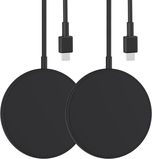 Wireless Charger for iPhone 15 Pro Max, 2 Pack 15W Fast Magnetic Wireless Charging Pad Compatible with Magsafe Charger for iPhone 15 Pro Max/15 Pr...