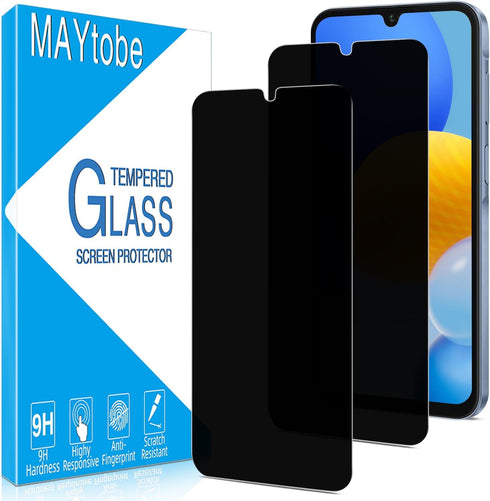 MAYtobe [2-Pack Privacy Screen Protector Designed for Samsung Galaxy A15 5G Tempered Glass, No Bubbles, Anti Scratch, Easy to Install......