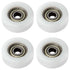 MroMax Roller Idler Bearing Pulley-5 x 25 x 9mm Sliding Conveyor Nylon Wheel with 625ZZ Bearing for Furniture, Hardware Accessories and Mobile Doo...