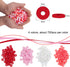 3000 PCS Polymer Clay Beads for Bracelets Making, Flat Clay Beads Kit, Spacer Beads Vinyl Heishi Beads for Valentine's Day Jewelry Making (Love)...