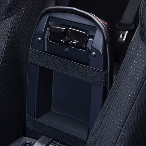 Leegi AAGIILEEYO Car Armrest Box Cover Center Console Saver Covers for 2014 2015 2016 2017 2018 Toyota Corolla,Black with Black Stitches...