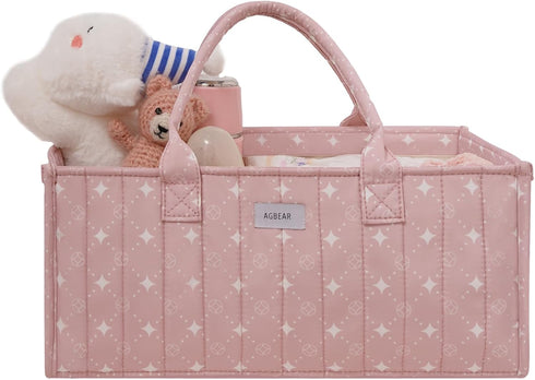 Baby Diaper Caddy Organizer,Stylish Organizer & Storage for Baby Essentials,Gift for Baby Shower, Baby Registry Must Have for a gift for both new ...