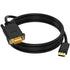 (in) DisplayPort to (Out) VGA Adapter DP to VGA Cable Male to Male Gold-Plated for Computer, Laptop, Monitor, TV, Projector (NOT Bidirectional,) (...