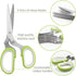 Herb Cutter Scissors 5 Blade Scissors Kitchen Multipurpose Cutting Shear with 5 Stainless Steel Blades & Safety Cover & Cleaning Comb Cilantro Sci...