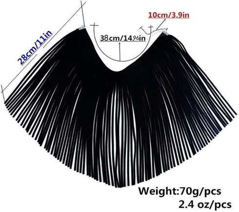Tassel Bib Necklaces Long Velvet Fringe Choker African Chunky Necklace Jewelry for Women Teen Girls Party Beach...