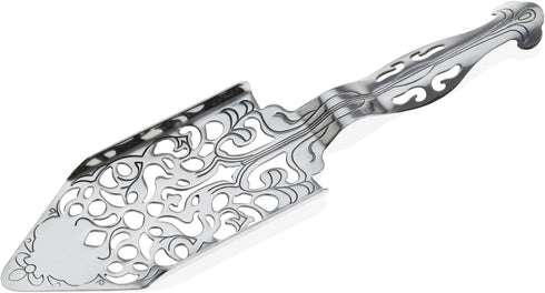 Viski Spoon-Vintage Style Absinthe Dripper with Perforations-Dishwasher Safe Stainless Steel Set of 1, Silver...