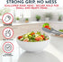 Kitchen Tongs for Cooking with Silicone Tips, Heat Resistant Tongs for Serving Food, 7-Inch, 9-Inch, 12-Inch Locking Silicone Tong, Set of 3 Salad...
