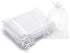 100Pcs Organza Bags 3x4 inches White, Small Mesh Jewelry Gift Bags Drawstring Wedding Favor Bags Christmas Party Candy Pouches...