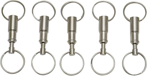 eBoot Detachable Pull Apart Key Rings Keychains (5 Pack)...