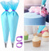 30-Piece Set Plant Twist Ties for Icing Bag and Silicone Decoration Bag - Cake Decorating Supplies for Cookies and Pastry (10 Light Purple, 10 Blu...