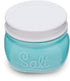 Fox Run Vintage Style Mason Jar Salt Cellar, Blue Ceramic with White Lid, 1 Cup Capacity...