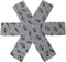 6 Piece Pot & Pan Protectors - Anti Slip Dividers, Separator to Prevent Scratching, Grey (Medium Size/13.78 Inch)...