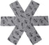 6 Piece Pot & Pan Protectors - Anti Slip Dividers, Separator to Prevent Scratching, Grey (Medium Size/13.78 Inch)...