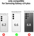 Tuokiou for Samsung Galaxy S24 Plus Case,Clear Protective Card Slot Case,Slim Fit Drop Resistant Soft TPU Wallet Case with Bumper,Cute Card Holder...