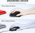 iClever Bluetooth Mouse, Wireless Dual Device Mouse with 5 Adjustable DPI, 6 Buttons, Rechargeable, Ergonomic Design for Laptop, iPad, MacBook, Ta...