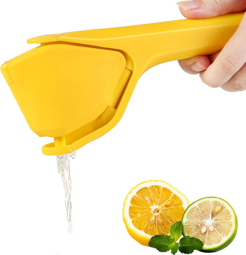 Lemon Squeezer, Effortless Manual Flat Lime Juicer Squeezer, Hand Citrus Press, Folds Design For Saving Space Storage, Easy to Make Juice From Lem...