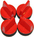 Leather Hero Pack of 4 Foam Dauber - Shoe Polish Applicator Brush - Shoe Polish Sponge for Shoe Shining & Polishing...