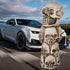 Gear Shift Knob Lever, Skeleton Skull Shift Knob Head Many Faces Car Manual Gear Shift Knob Stick Lever Shifter Universal...