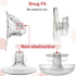 Nenesupply 15mm Flange Insert Compatible with Elvie Flange Pump Parts Elvie Stride Flange Medela Momcozy Flange Spectra Willow Reduce 24mm to 15mm...