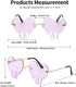 BOJOD Dripping Heart Shaped Sunglasses for Women Heart Glasses Trendy Sunglasses for Party...