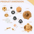 RK-17MH Repair Kit Metal Handle Repair Kit, for Woodford Model 17 Outdoor Faucet, Prevent Leaking Frost-Proof (12 Pcs)...