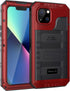 Beasyjoy for iPhone 13 Case Waterproof, Metal Phone Case with Built-in Screen Protector, Heavy Duty Full Body Protective Military Grade Shockproof...