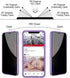 Privacy Magnetic Case for iPhone 13, SCQRICY Anti peep Magnetic Adsorption Cover, Front & Back Tempered Glass 360 Full Screen Covered, Privacy Scr...