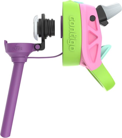 Contigo Kids Water Bottle with Redesigned AUTOSPOUT Straw, 14 oz...