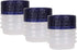 HomeyGear 12 Pack Small Twist Top Food Storage Containers Leak Proof, Airtight Storage Canisters with Screw & Seal Lids BPA Free, Stackable, Reusa...