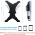Car Tablet iPad Holder Mount, Suction Cup Tablet Holder Stand for Car Windshield Dash Desk Kitchen Wall Compatible with iPad mini Air Samsung Gala...