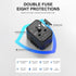 ADAGIO All in One Universal Travel Adapter, International Travel Plug Adapter with 2 USB-C Ports 2 USB-A Ports 100V-250V, 8A Fast Charging, Worldw...