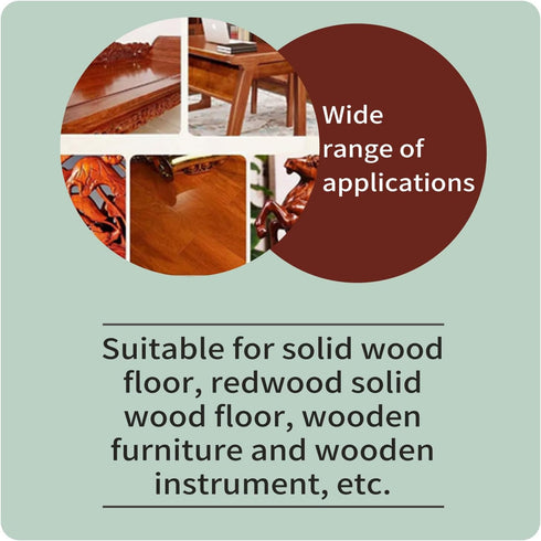 Wood Beeswax Polish For Wood Furniture And Wood Floor Traditional Beeswax Polish for Violin Cello Guitar and Wood Musical Instrument 5.28 fl.oz/15...