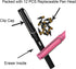 6pcs Infinity Eternal Pencils Forever Inkless Pen Everlasting Pencil With 12PCS Replaceable Nibs Technology Magic Writing Pencil For School Office...