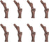 HUIANER Artificial Stump Branches 8pcs Mini Fairy Garden Branches Figurines Ornaments Miniature for Train Landscape Railway Sand Table...