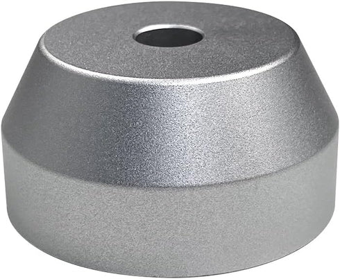 45 RPM Record Adapter Solid Aluminum 7 Inch Vinyl Record Dome 45 Adapter for Turntables (Silver)...
