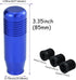 Shift Knob Long Aluminum Shifter Gear Lever Handle for Most Manual Automatic Vehicles (Blue)...