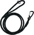Carabiner Dog Leash 6ft, Durable Nylon Rope with Aviation Aluminum Carabiner Reflective at Night for Small Medium Large Dogs (Black, 6FT*11MM)...