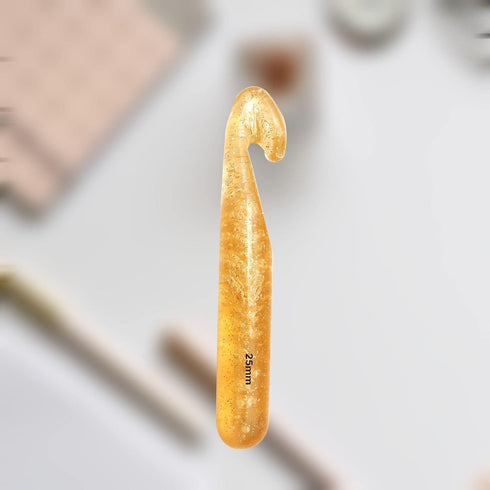 Creammuffin Huge Crochet Hook, Large Yarn Crochet Hooks Needles, Extra Long Large Size Plastic Handle Knit Crochet Hooks for Blanket Rags Shawl Cr...