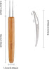 AUGSUN 8 Pcs Dreadlock Crochet Hook Tool, Braid Hair Dreadlocks Needle Weaving Crochet...
