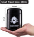 KOZO Black Glass Airtight Storage Jar, with UV Protection. Airtight Container with Humidity Pack. Keep your Serving Spices and Herbs Fresh for Lon...